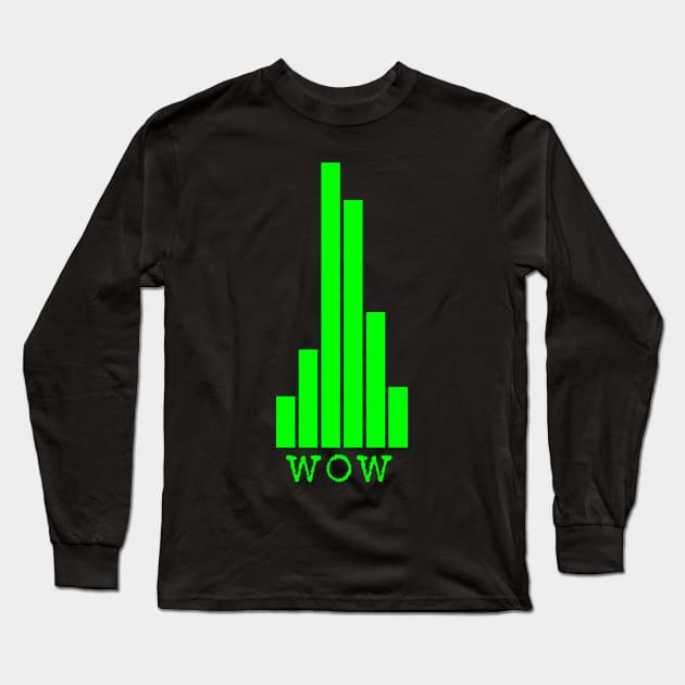 wow Long Sleeve T-Shirt by DementedDesigns